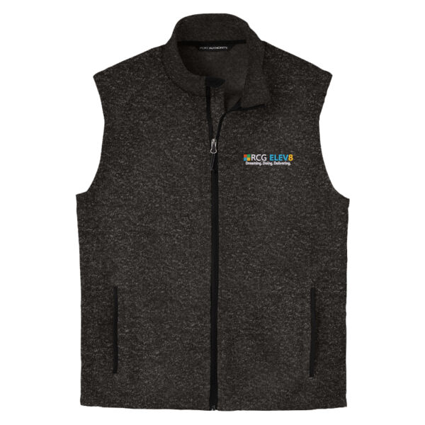 Embroidered RCG ELEV8 - Sweater Fleece Vest Thumbnail