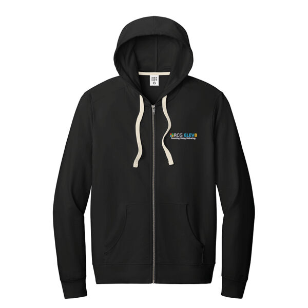 Embroidered RCG ELEV8 - Recycled Fleece Full Zip Hoodie Thumbnail