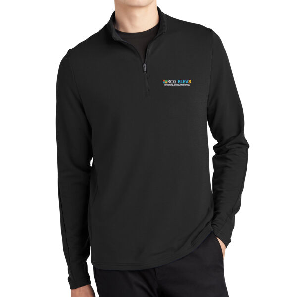 Embroidered RCG ELEV8 - Stretch 1/4 Zip Pullover Thumbnail