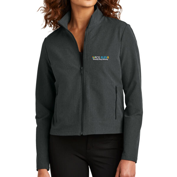 Embroidered RCG ELEV8 - Women's Stretch Soft Shell Jacket Thumbnail